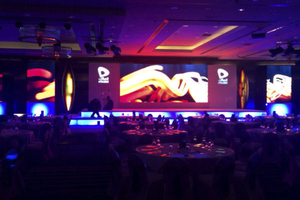 OH37 Corporate Events Stage Design and Animated Content