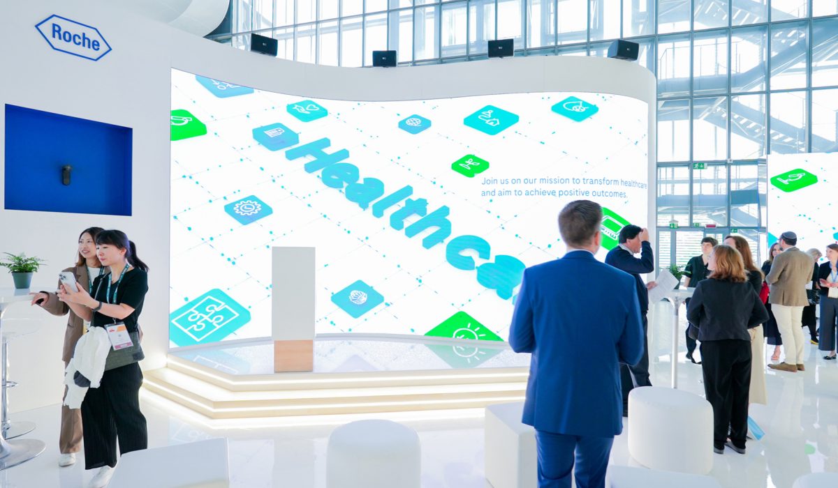 Audience engagement at Roche Diagnostics EML Rome stage